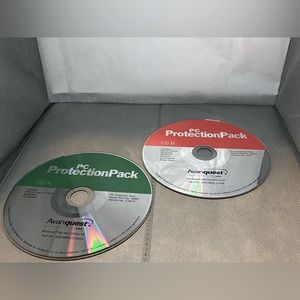 Vintage Avanquest PC Protection Pack Set of 2 Cd's